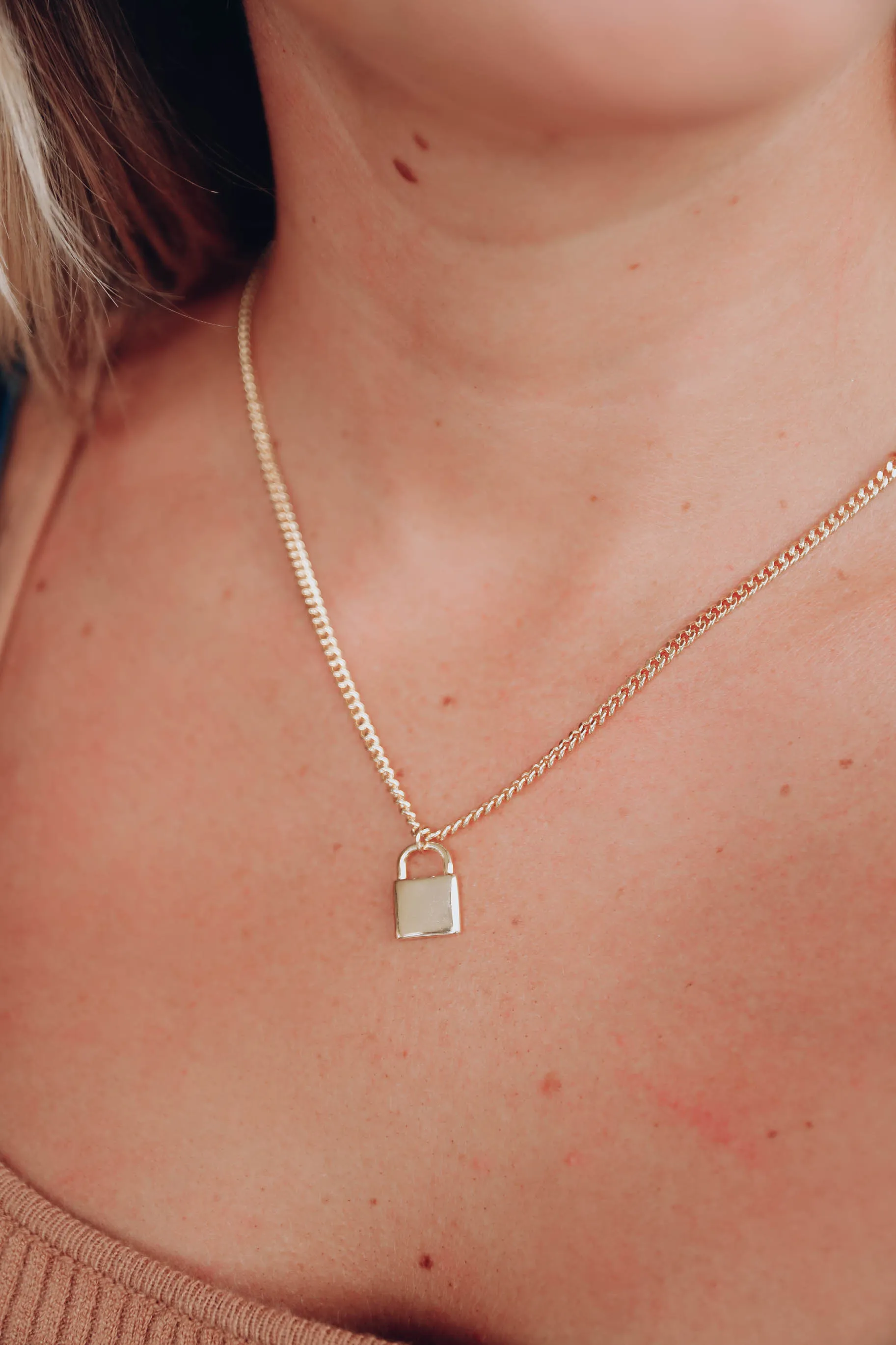 Lock It Necklace by B.b.Lila
