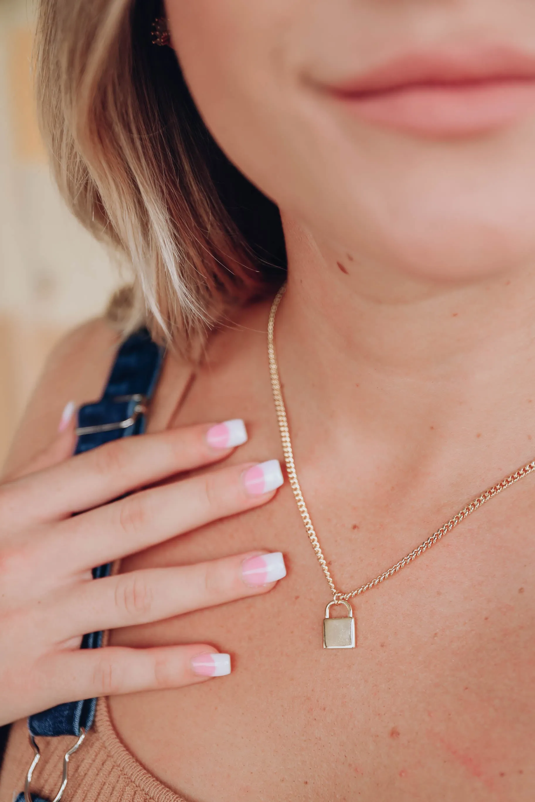 Lock It Necklace by B.b.Lila