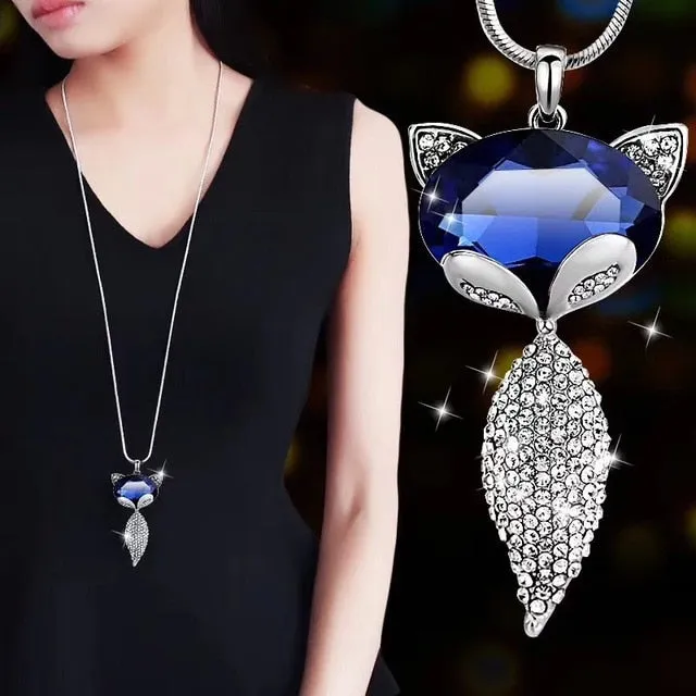 Long Necklaces & Pendants for Women Crystal Jewelry