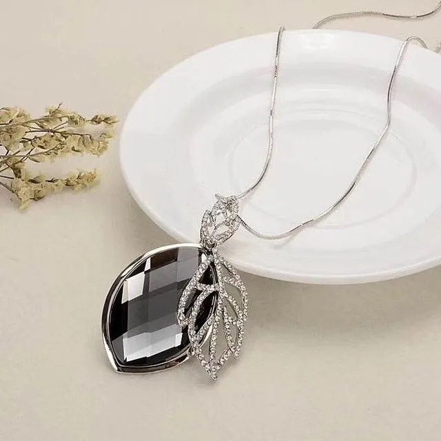 Long Necklaces & Pendants for Women Crystal Jewelry