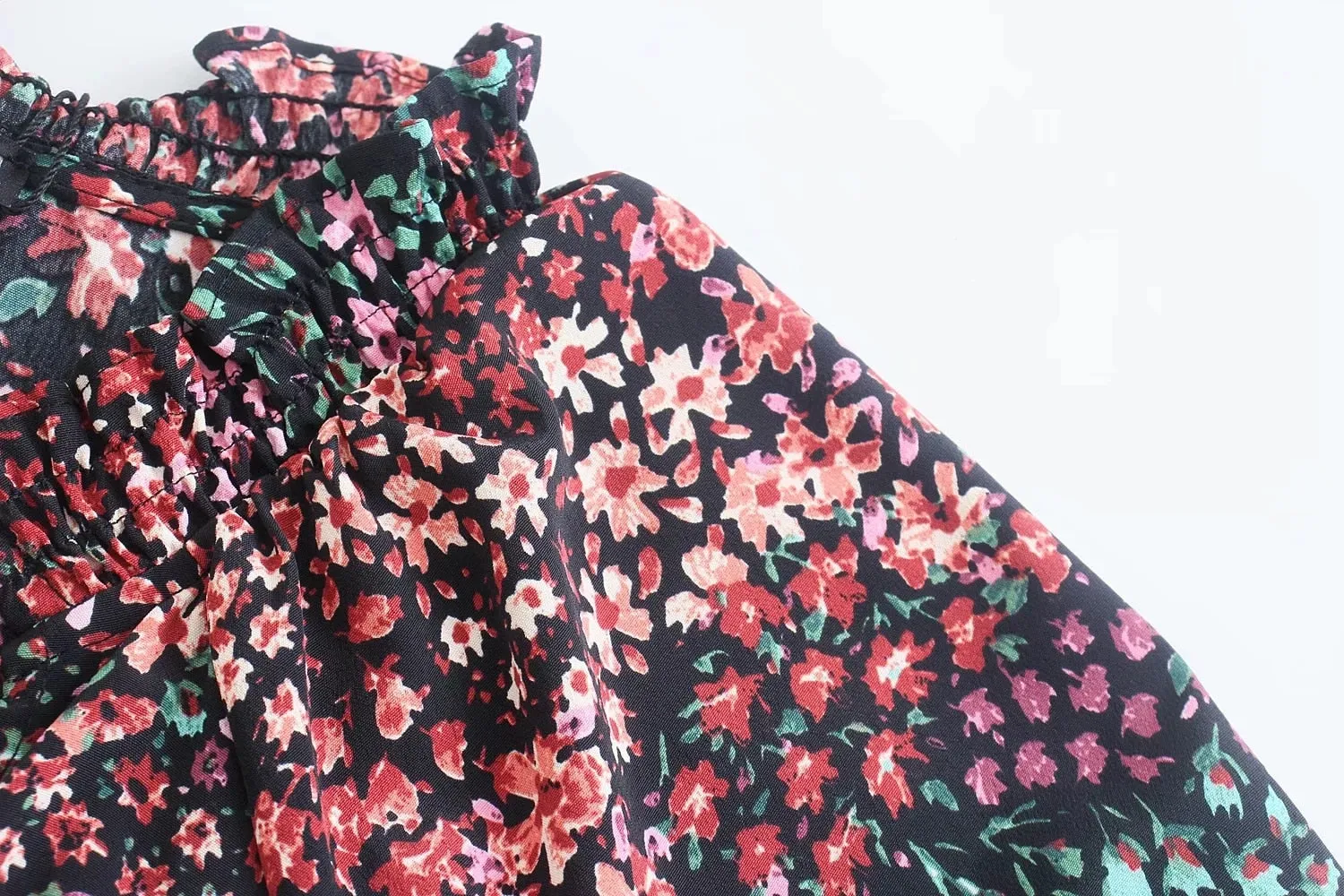 Long Sleeve High Waist Jumpsuit Long Trousers Check Printed Shirt Jumpsuits Ladies Pants