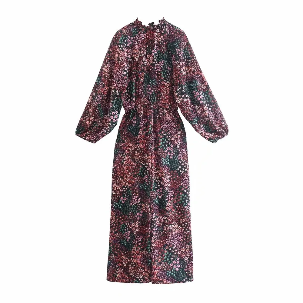 Long Sleeve High Waist Jumpsuit Long Trousers Check Printed Shirt Jumpsuits Ladies Pants
