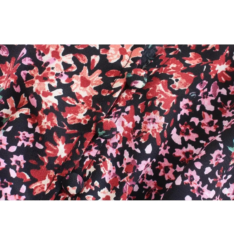 Long Sleeve High Waist Jumpsuit Long Trousers Check Printed Shirt Jumpsuits Ladies Pants