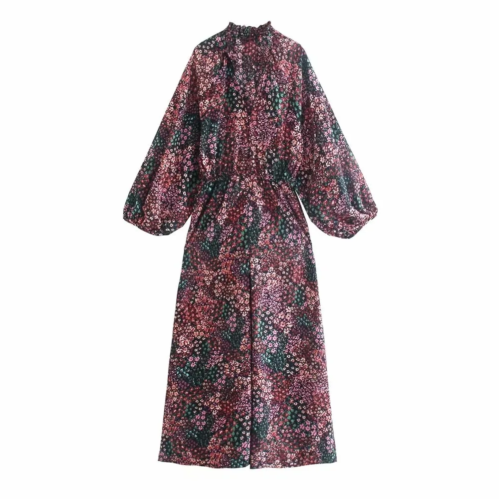 Long Sleeve High Waist Jumpsuit Long Trousers Check Printed Shirt Jumpsuits Ladies Pants