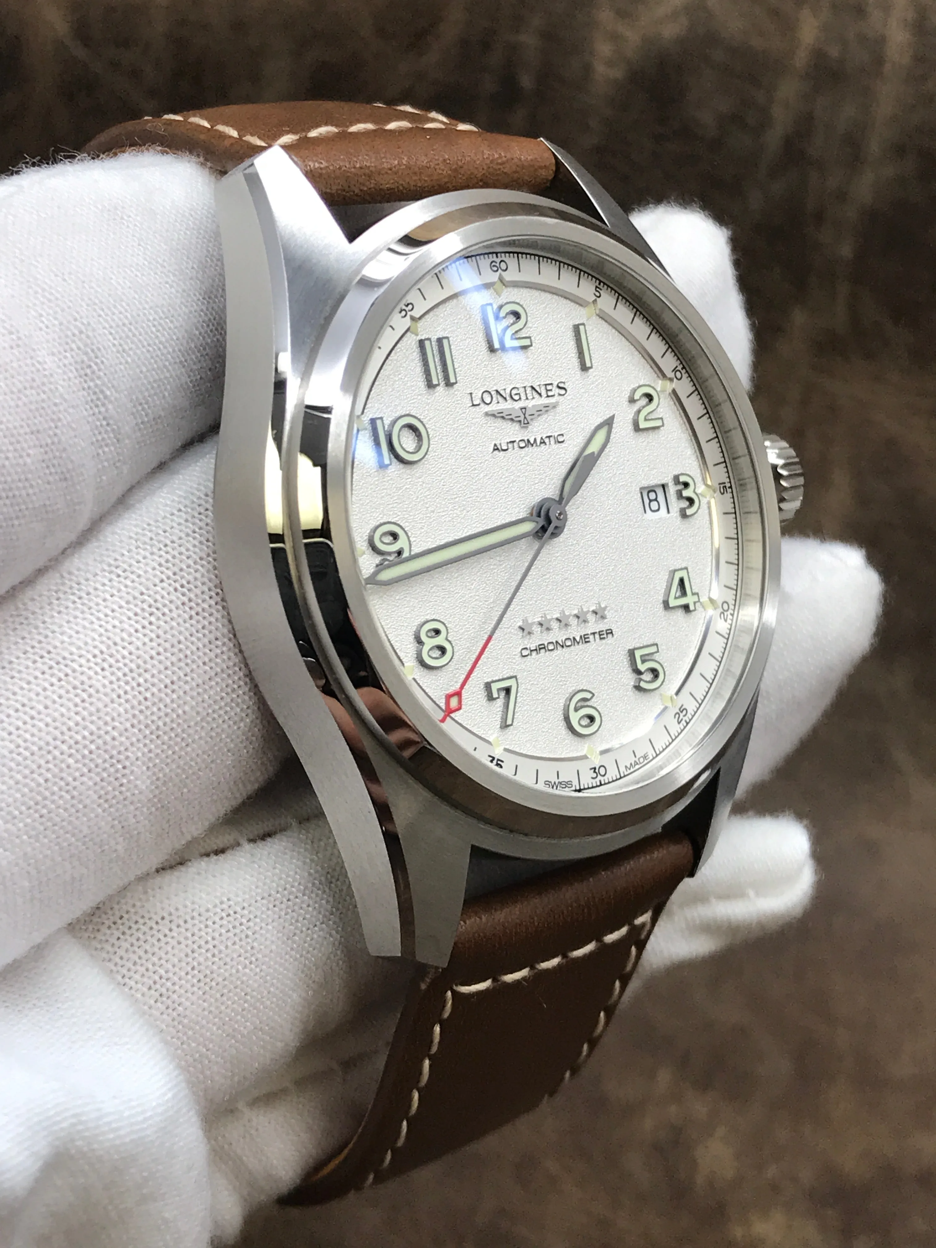 Longines Spirit L3.811.4.73.2 Silver Dial Automatic Men's Watch