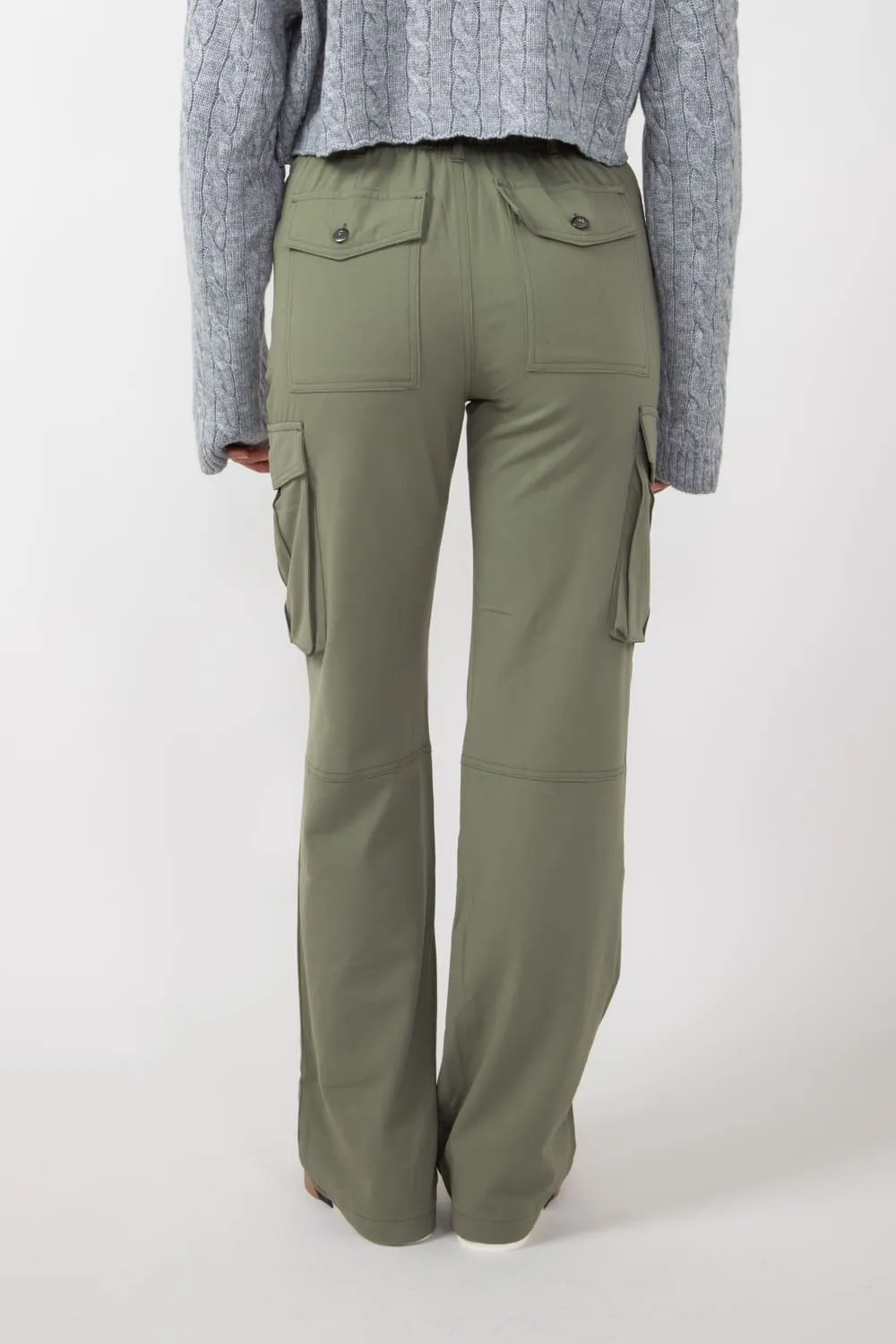 Love Tree Cargo Pants for Women in Olive | 6949PN-OLIVE