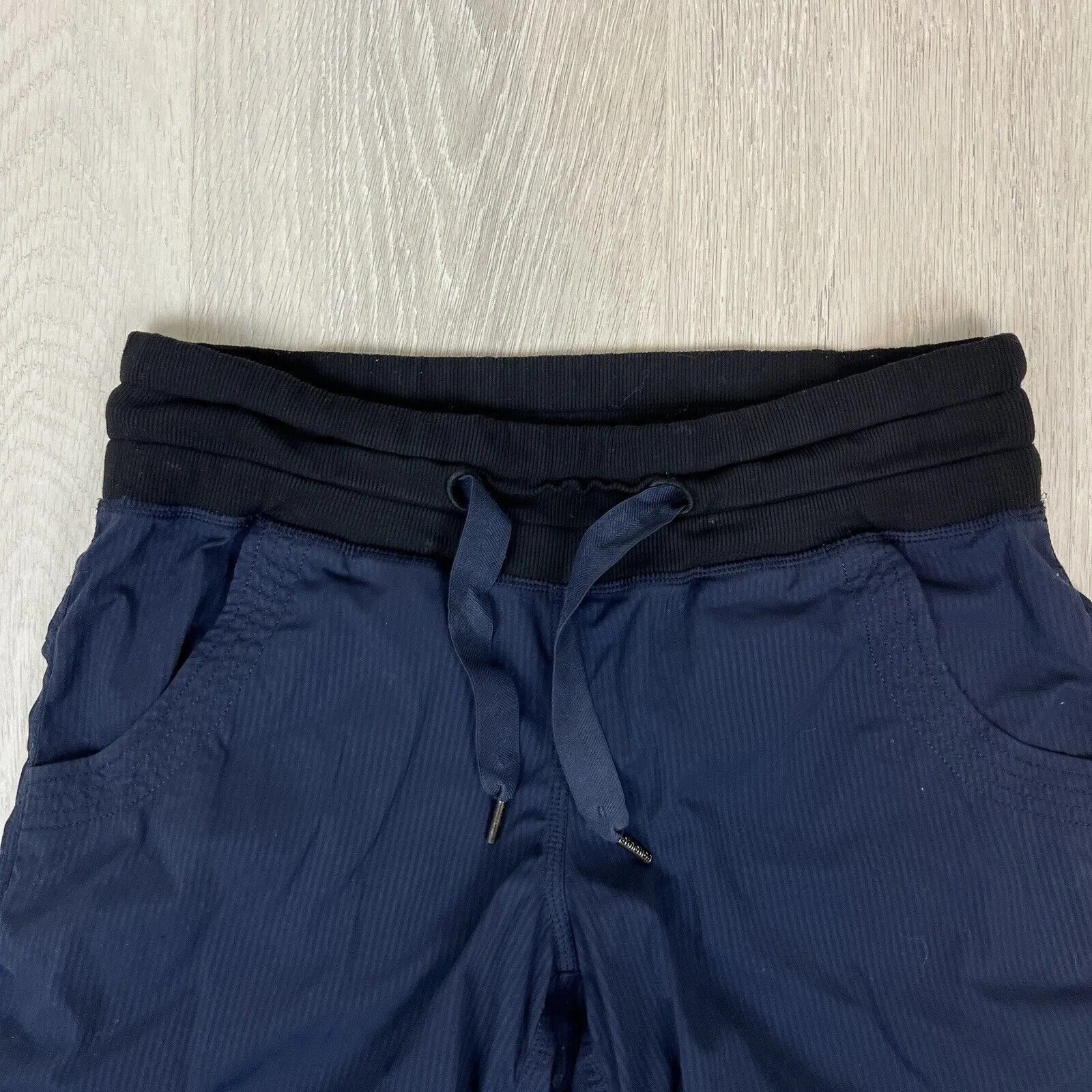 Lululemon Womens Navy Blue Long Cargo Shorts Size M approx