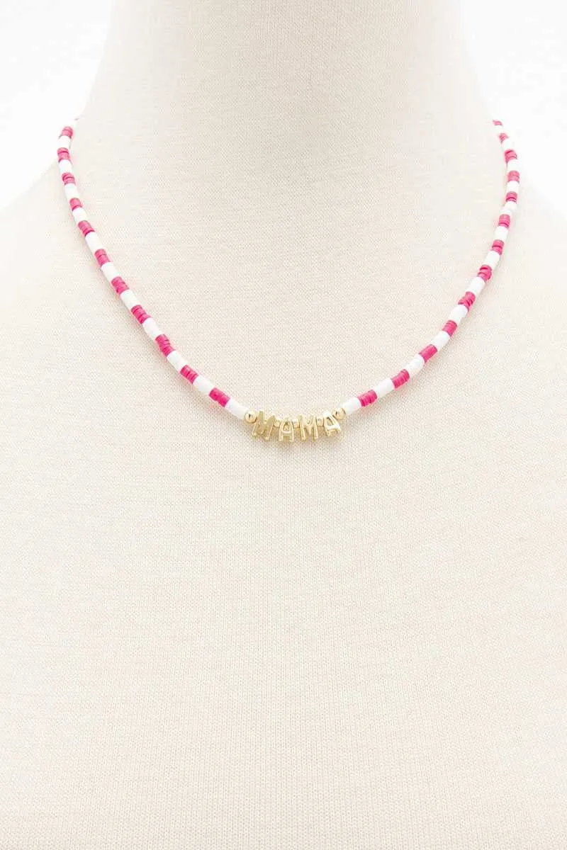 Mama Beaded Necklace