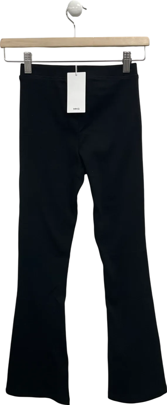 MANGO Black Boot Flare Stretch Trousers 11 Years