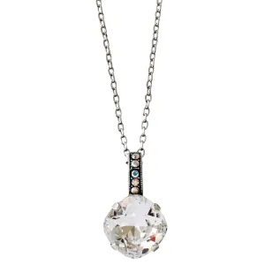 Mariana "On A Clear Day" Silver Plated Cushion Cut Pendant Crystal Bail Necklace, 5326/1 001