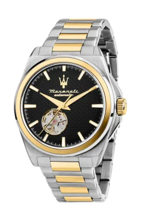 Maserati Velocita 41mm Automatic Black Dial Two Tone Stainless Steel Strap Watch