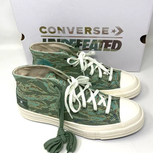 💖MEGA SALE💖Converse Men 172397C CHUCK 70 MID SEA Spray Fossil Green  Sneakers