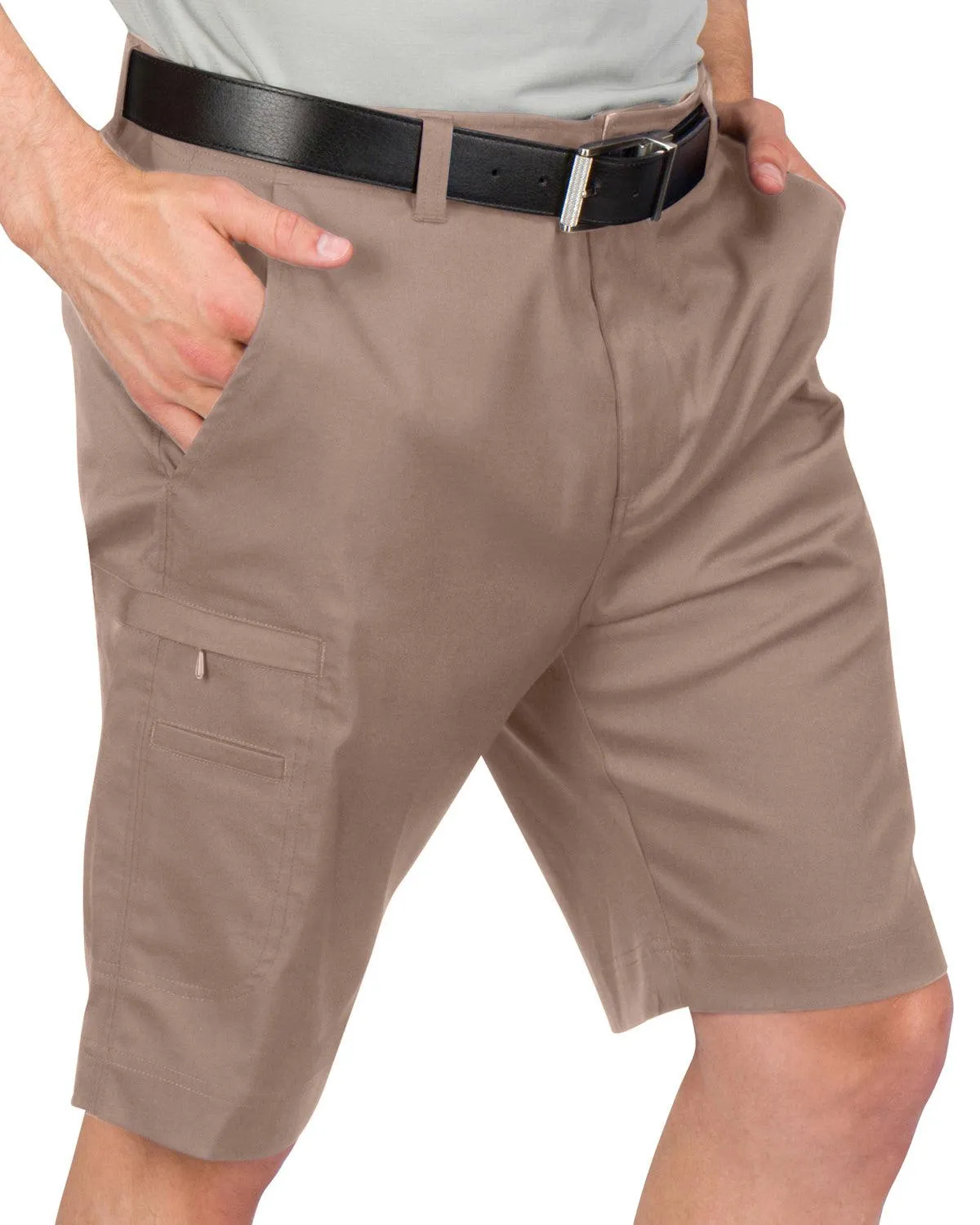 Men's Lightweight 10.5" Dry-Fit Cargo Golf Shorts