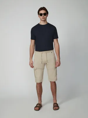 Men's Solid Bungee Pull-on Cargo Shorts