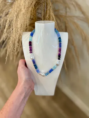 Mermaid Pearl Gemstone Necklace