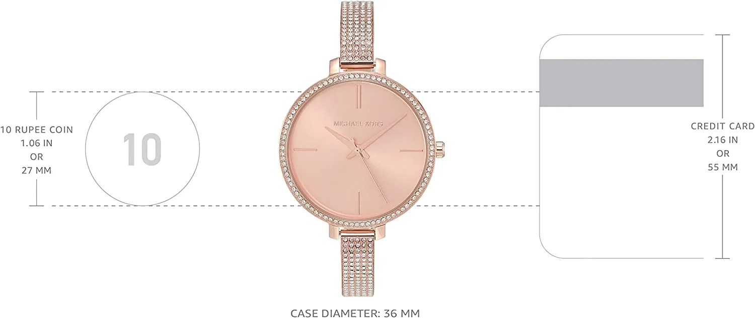 Michael Kors Jaryn Analog Gold Dial Women's Watch - MK3785