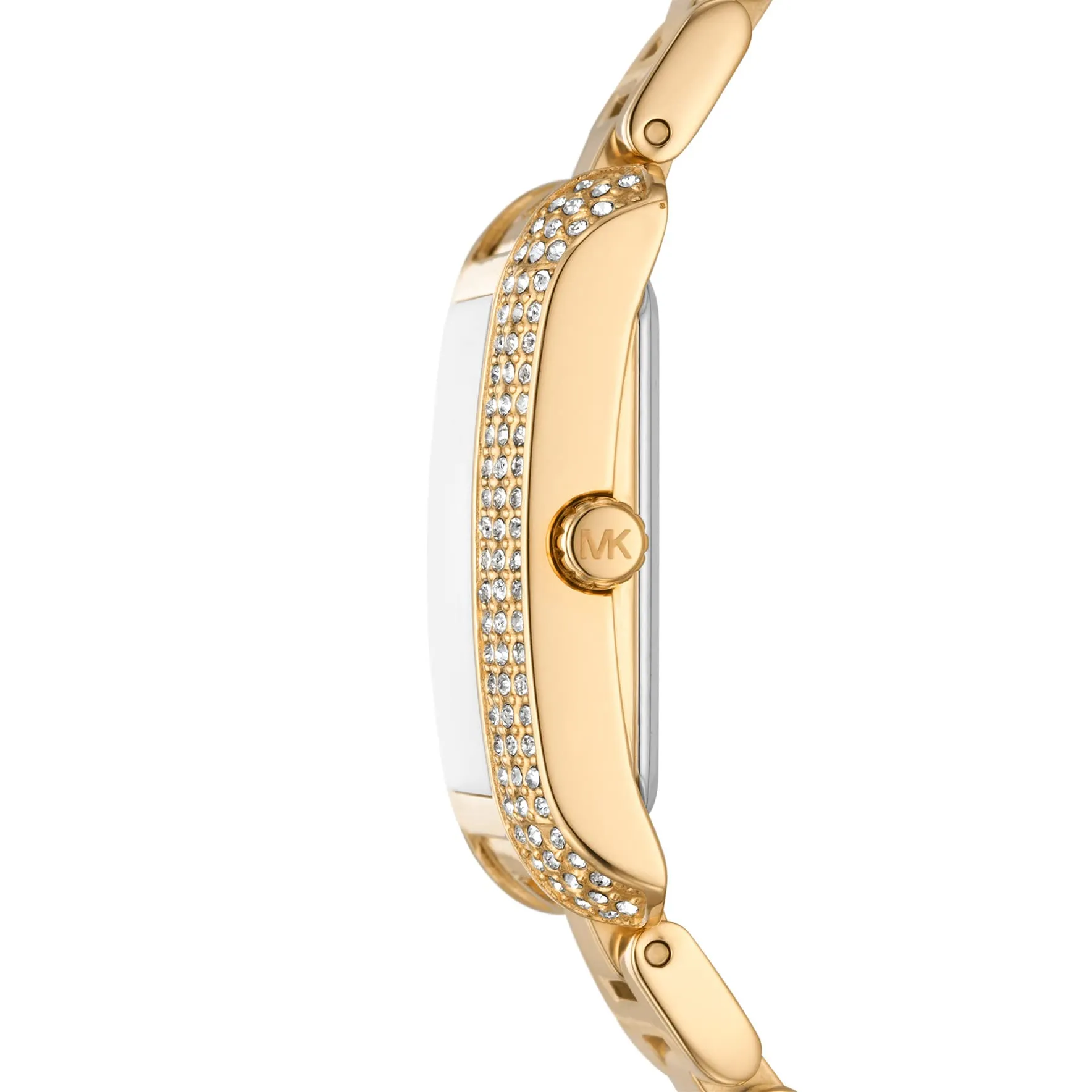 Michael Kors Watches Women's Emery Quartz Watch with Stainless Steel Strap, Gold, 18 (Model: MK4640)
