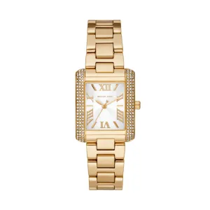 Michael Kors Watches Women's Emery Quartz Watch with Stainless Steel Strap, Gold, 18 (Model: MK4640)