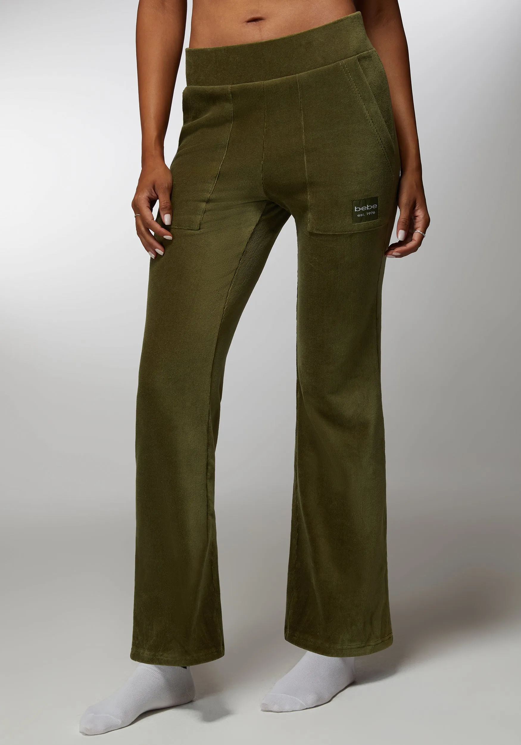 Micro Cord Flare Pant