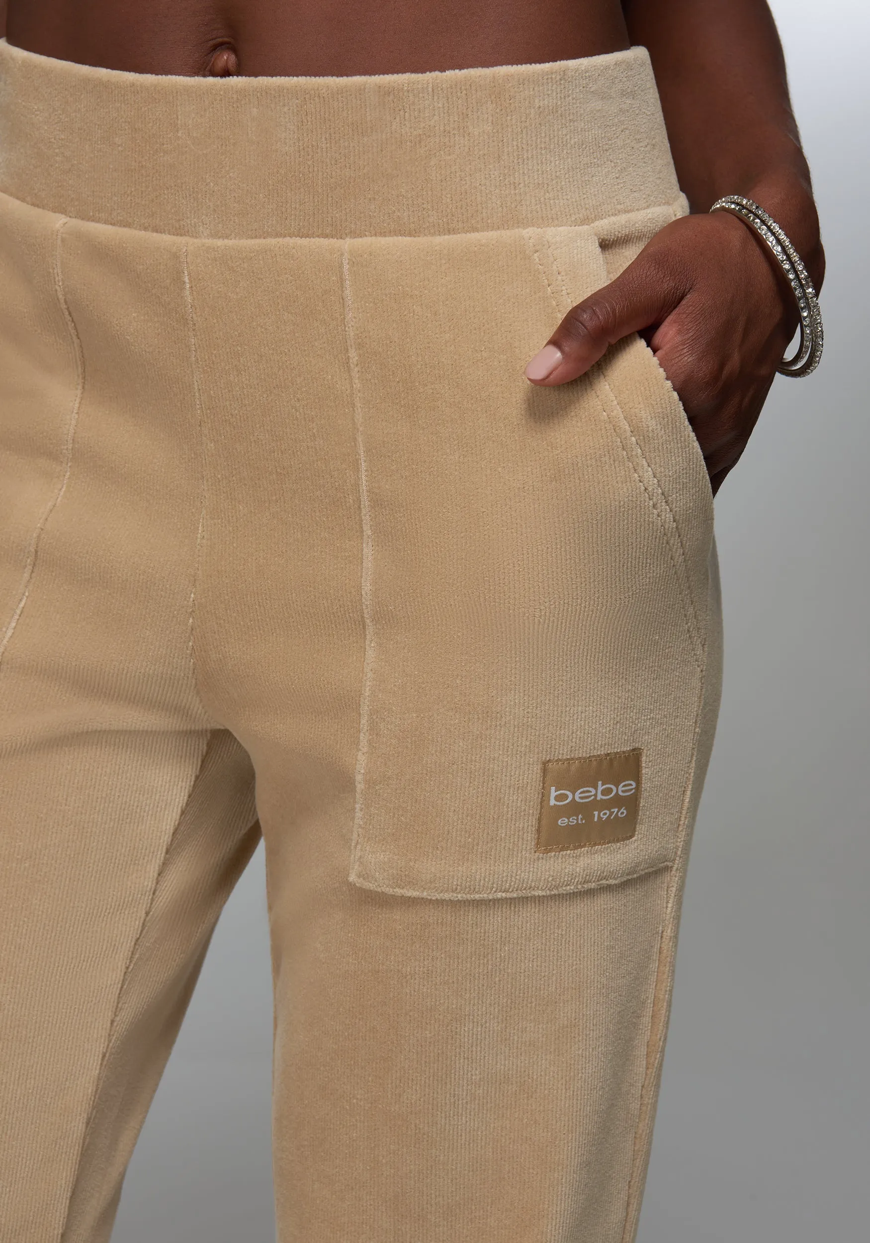 Micro Cord Flare Pant