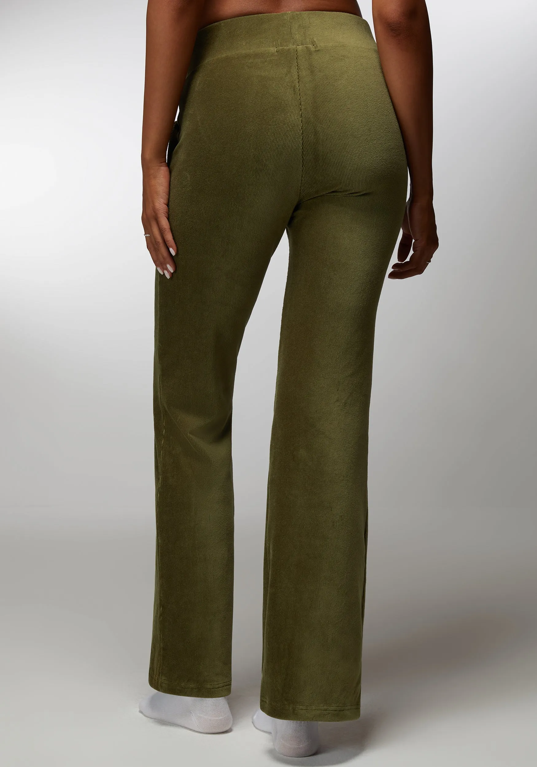 Micro Cord Flare Pant