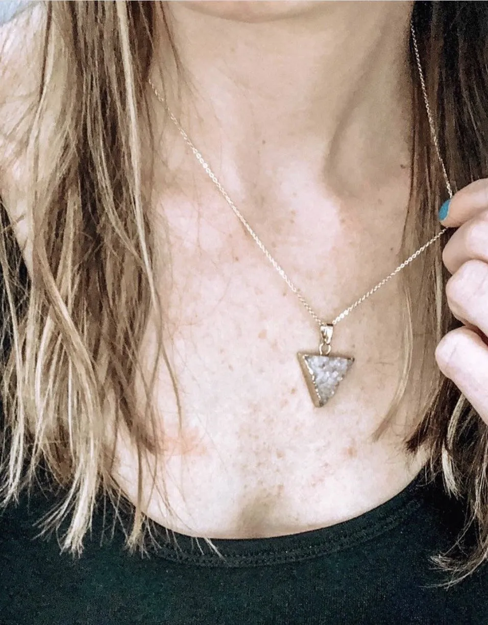 Mini Triangle Diffuser Necklace