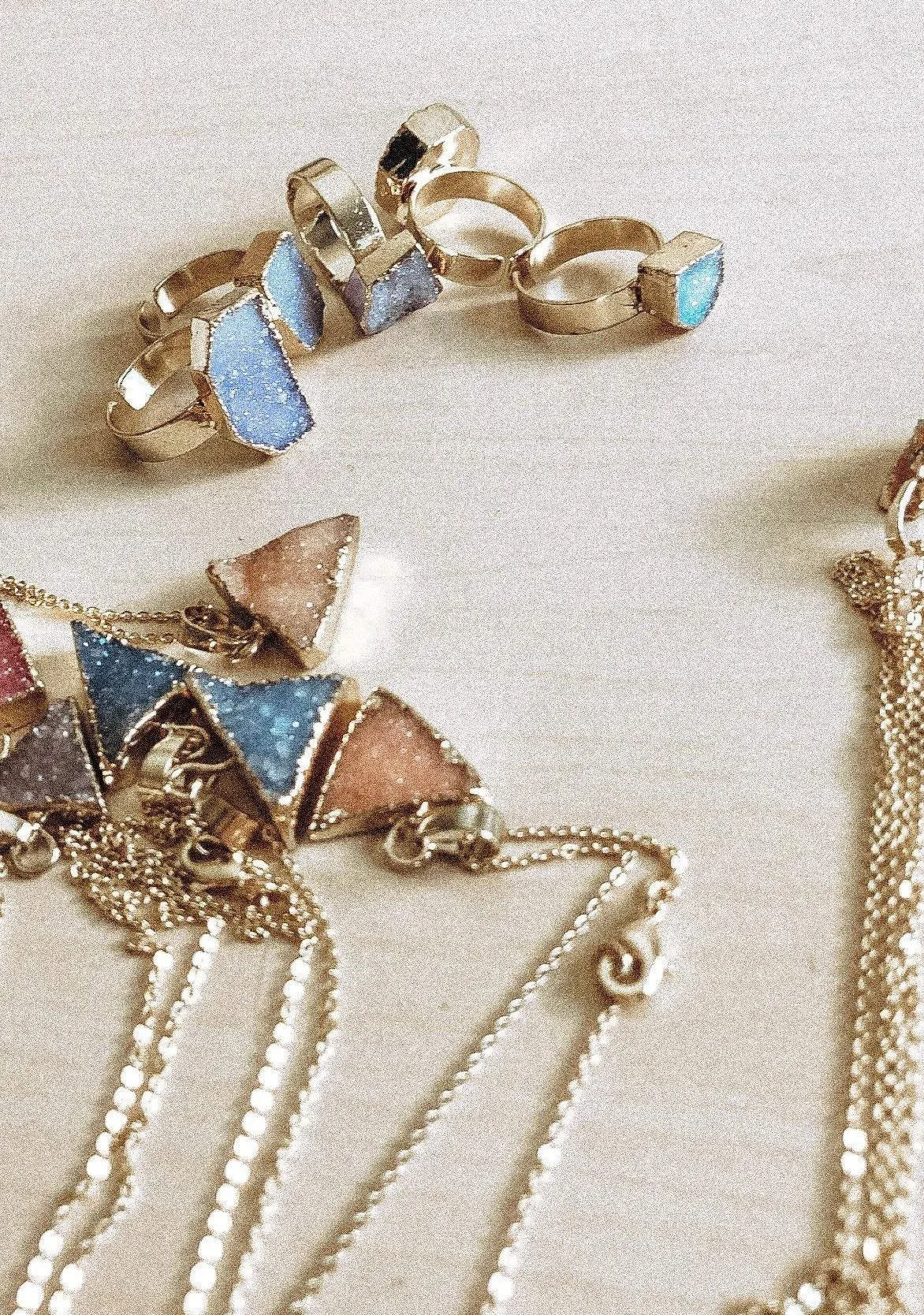 Mini Triangle Diffuser Necklace
