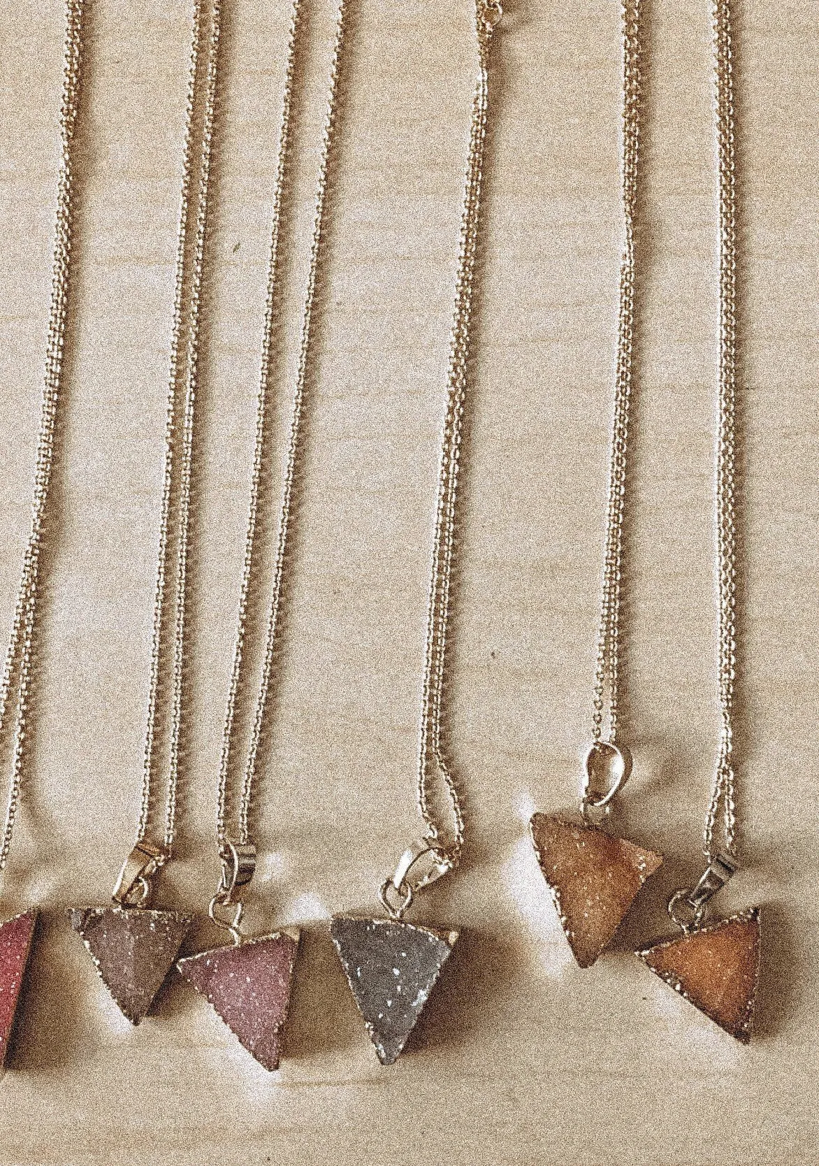 Mini Triangle Diffuser Necklace