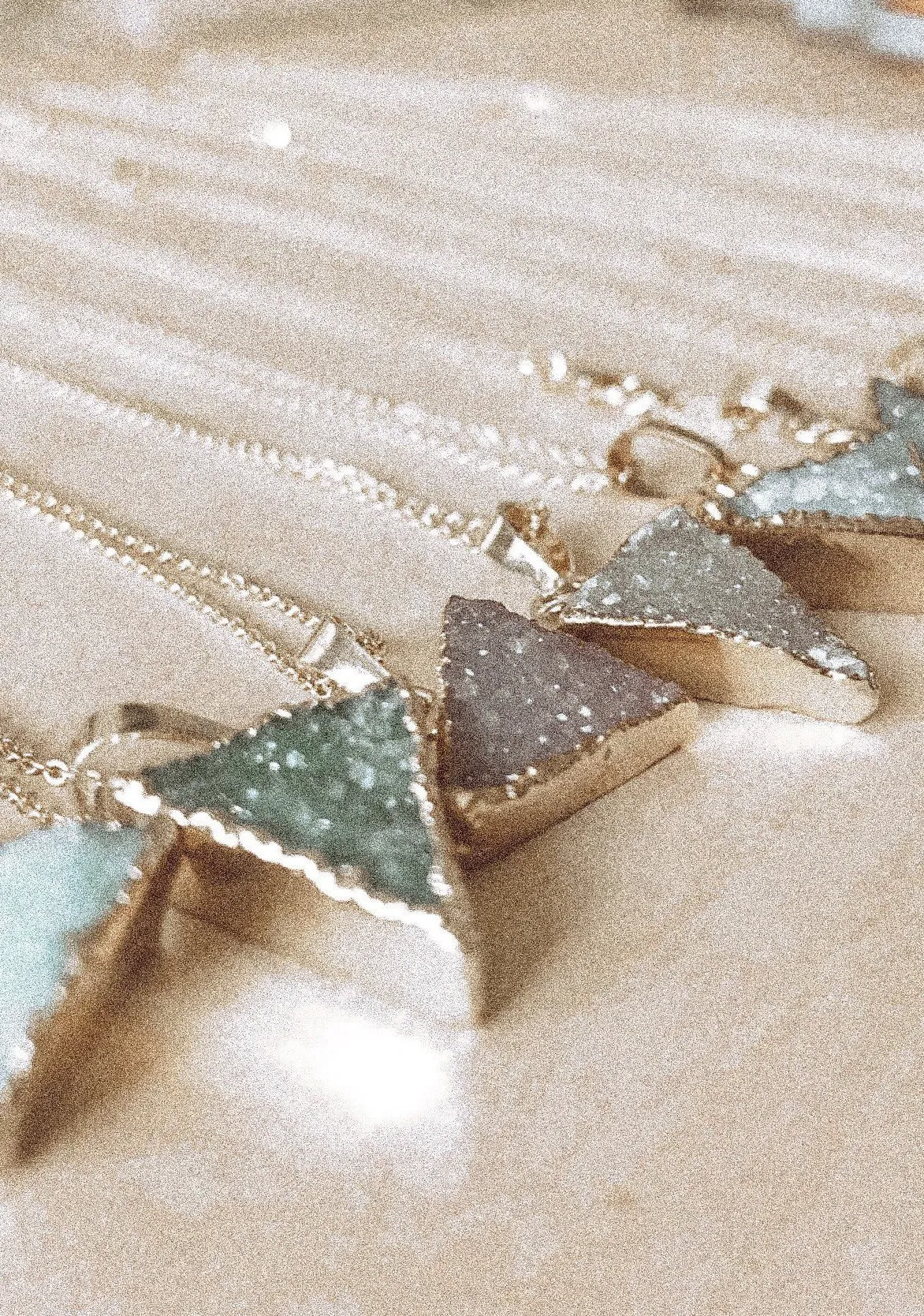 Mini Triangle Diffuser Necklace