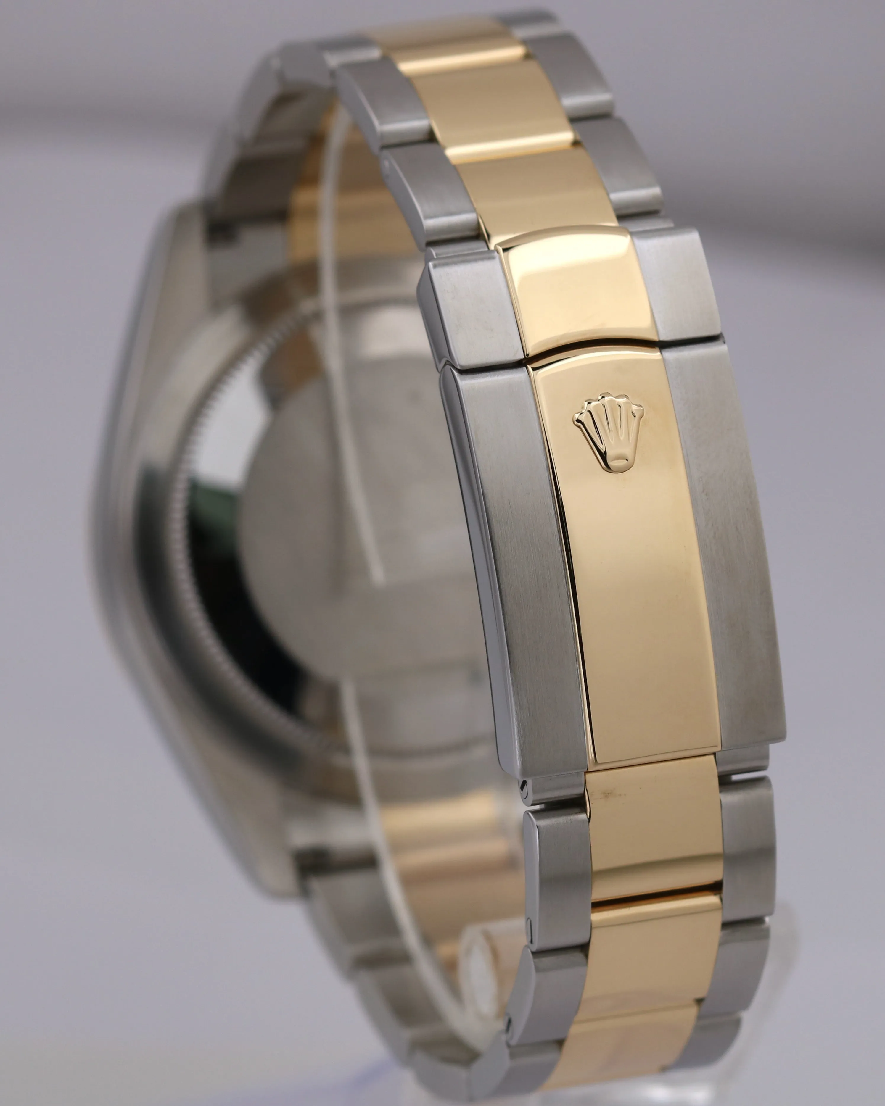 MINT PAPERS Rolex Sky-Dweller BLACK 18K Yellow Gold Steel 42mm Oyster 326933 BOX