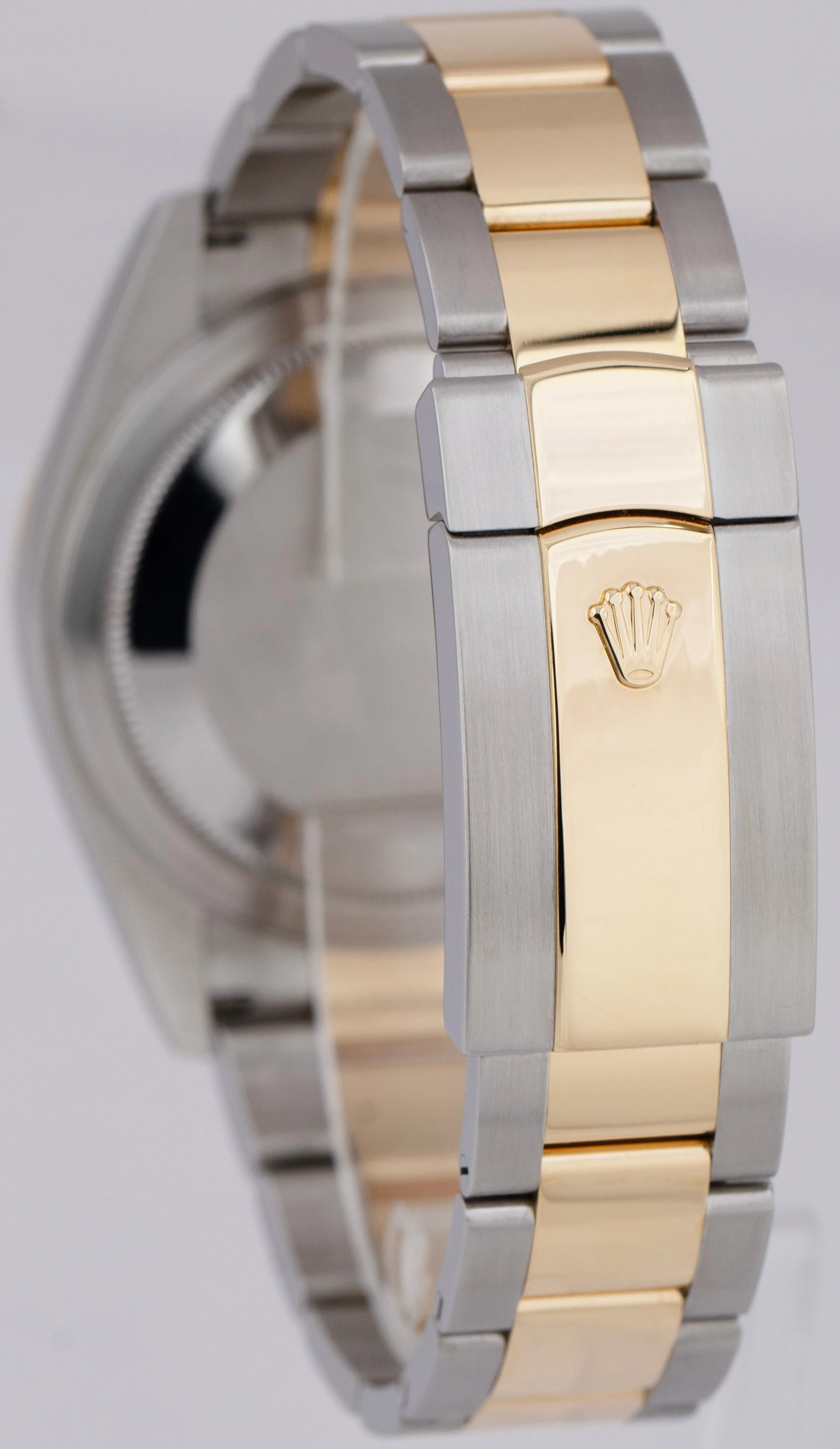 MINT Rolex Sky-Dweller Champagne Two-Tone 18K Gold Stainless 42mm Oyster 326933