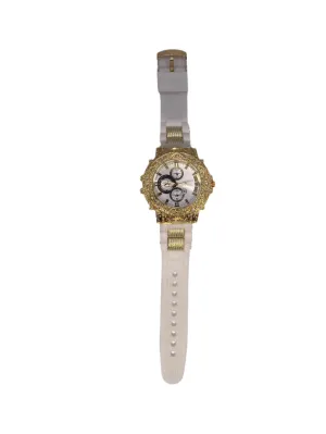 Misty Blue Oliver - Large Dial Bullet Band Hip Hop Watch