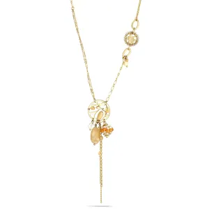 MIX CHARMS TASSEL  NECKLACES #234BG1401 (1E15)