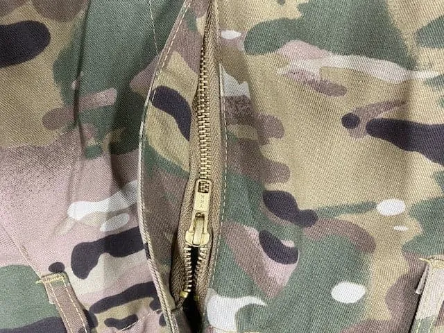 Multi Cam Tactical Cargo Pants with slant pockets and rear seat reinforcement
