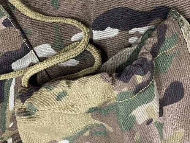 Multi Cam Tactical Cargo Pants with slant pockets and rear seat reinforcement
