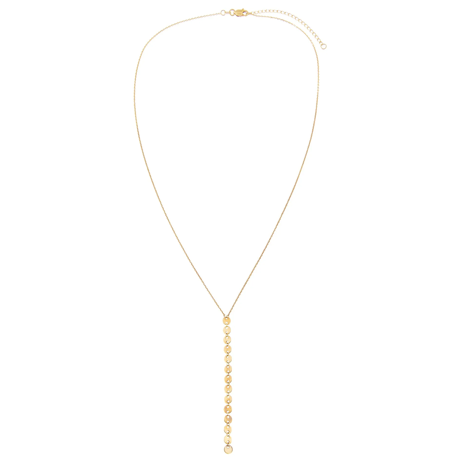 Multi Disc Lariat 14K