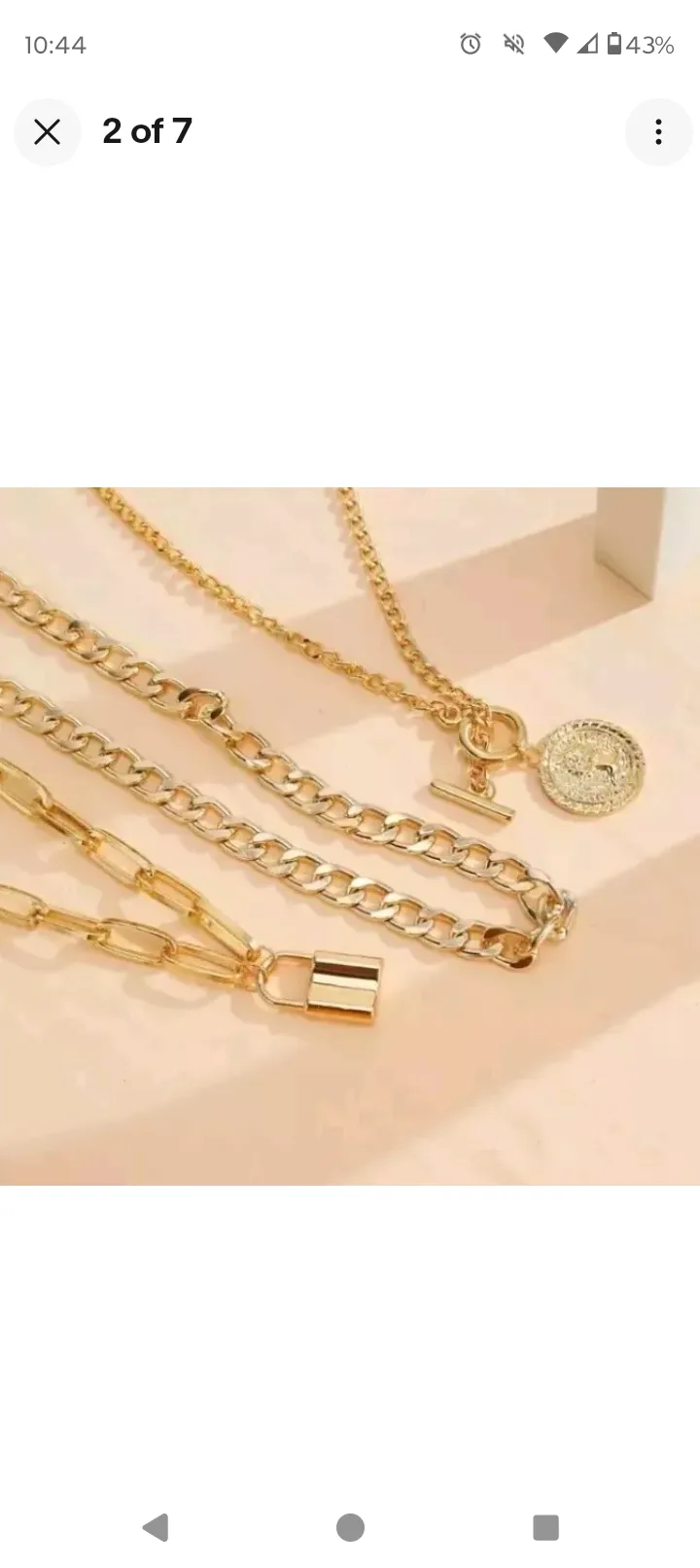 Multi-Layer Necklace Trendy Pendants Choker Women Fashion Jewelry Free Shipping