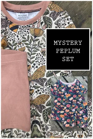 MYSTERY PEPLUM AND BIKE SHORTS