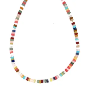 Natural Gemstone Beaded Choker Necklace