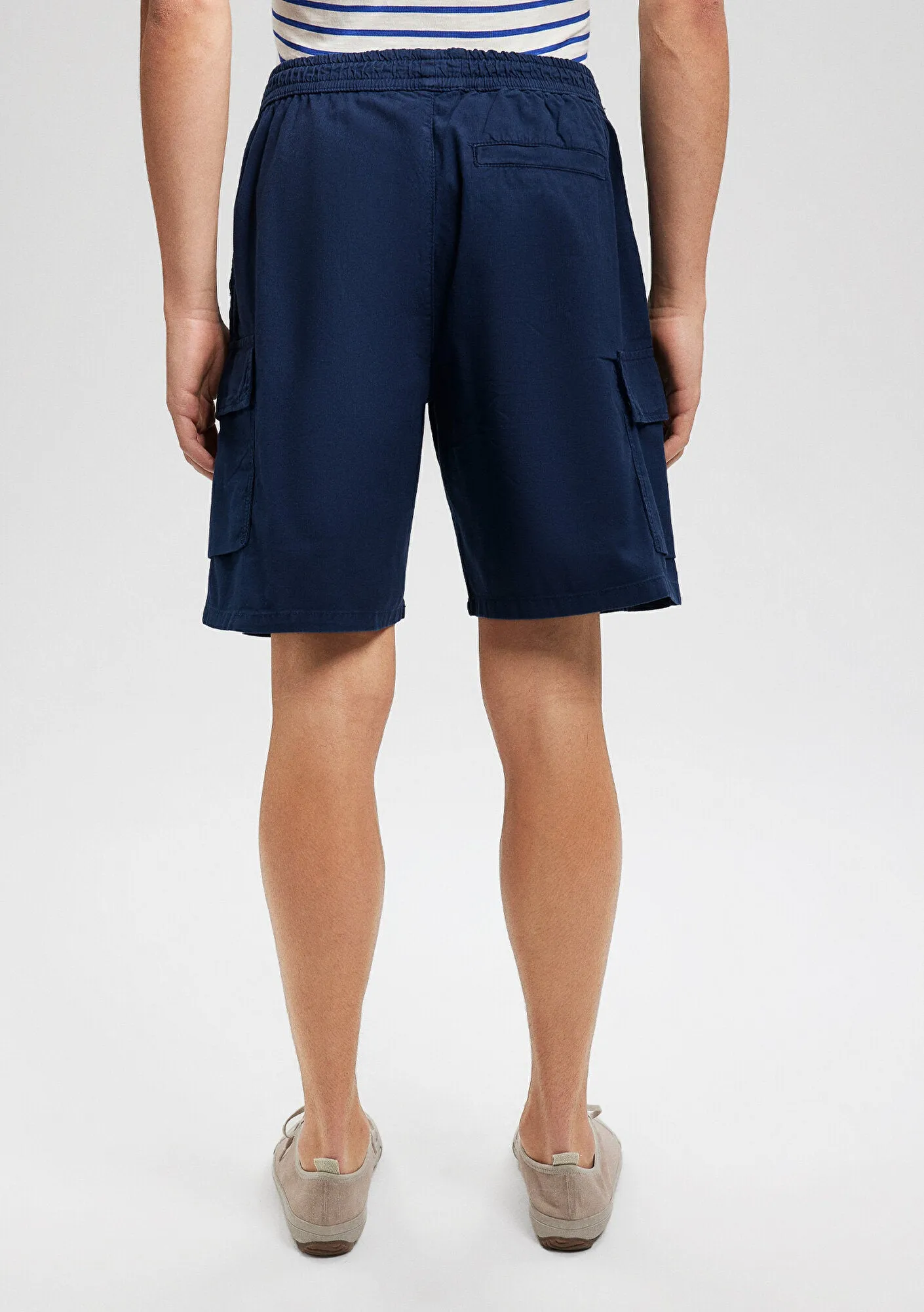 Navy Cargo Shorts