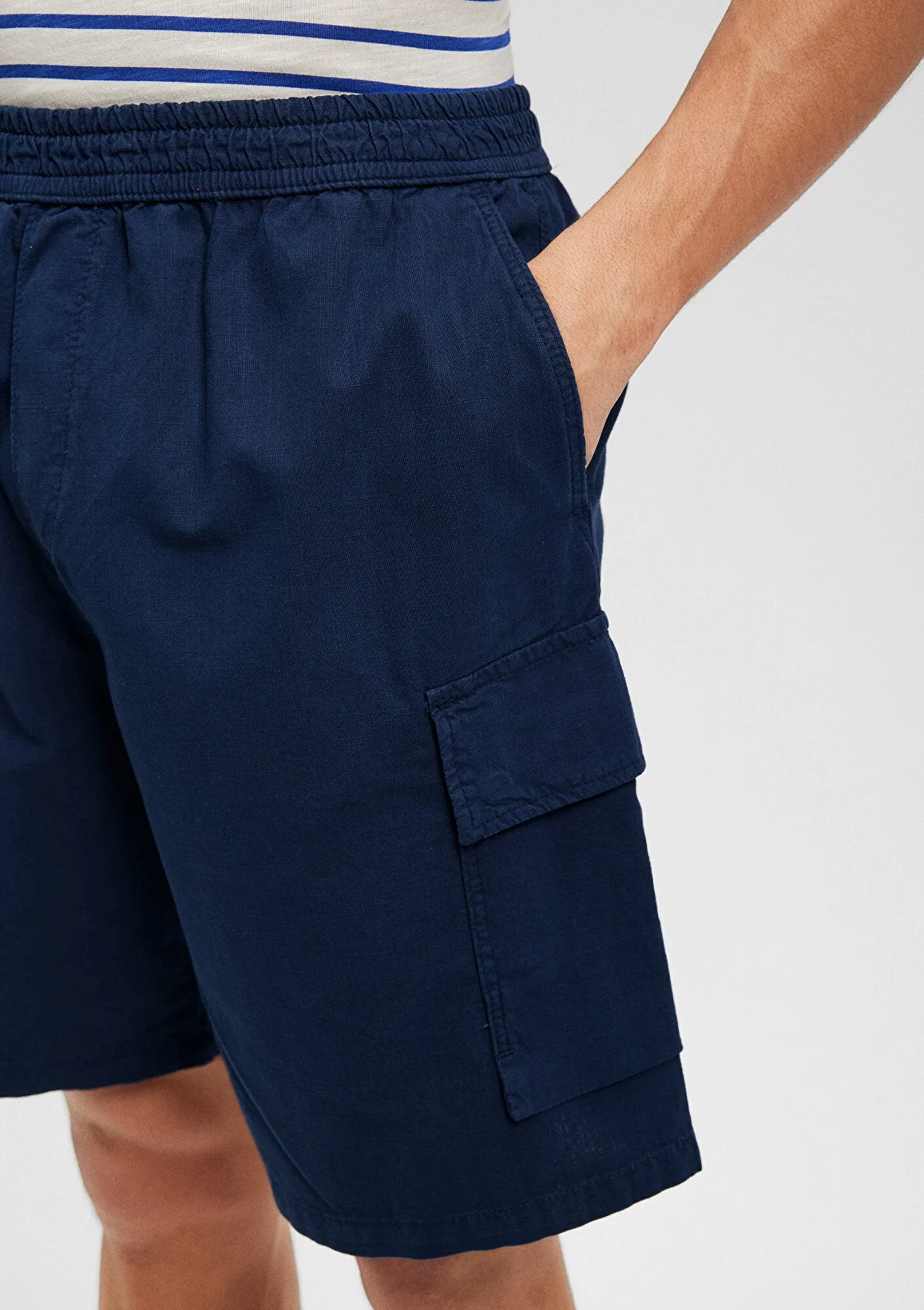 Navy Cargo Shorts