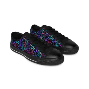 Neon Mushrooms Women's Sneakers