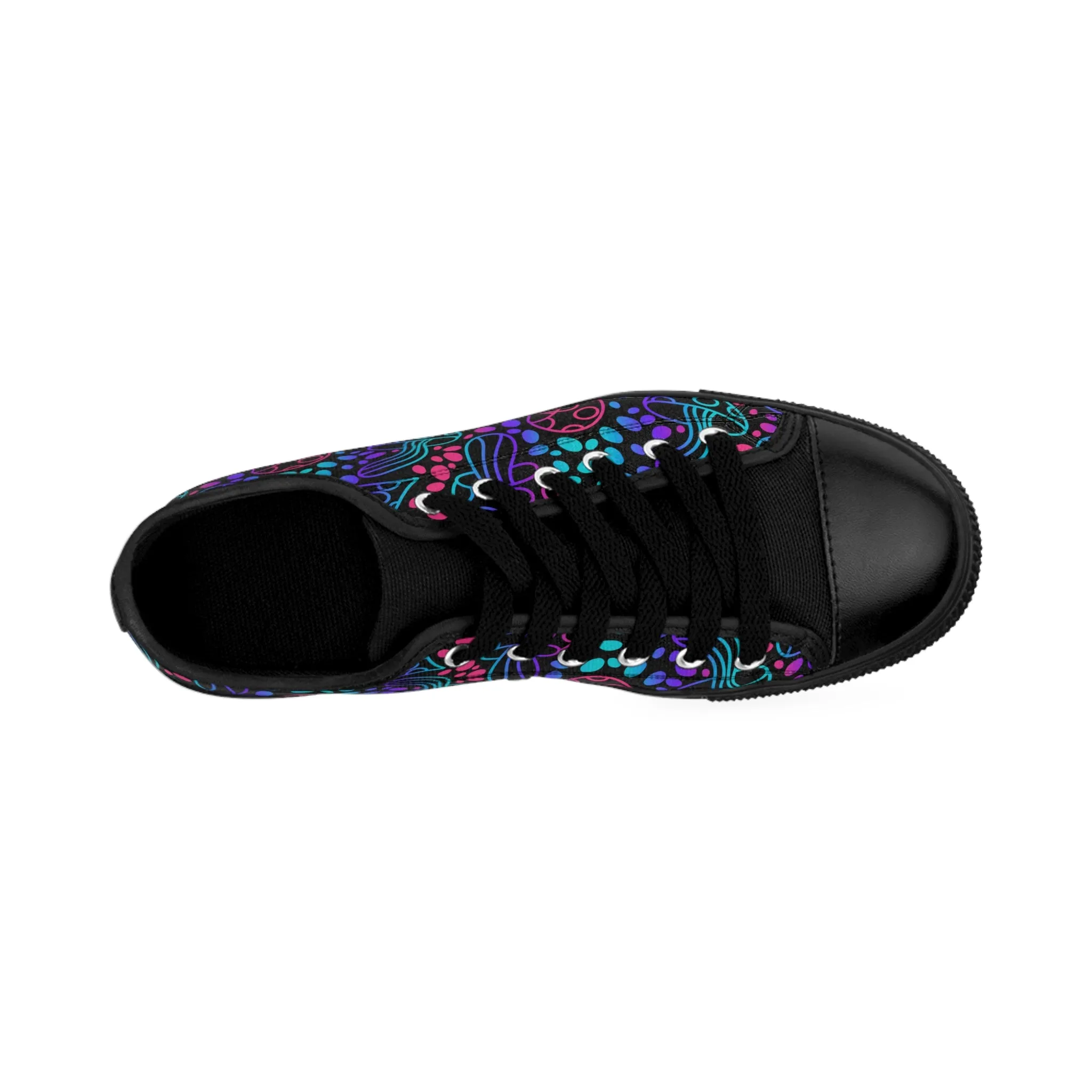 Neon Mushrooms Women's Sneakers