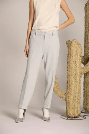 New York Cozy women's  chino pants in jersey relaxed fit 