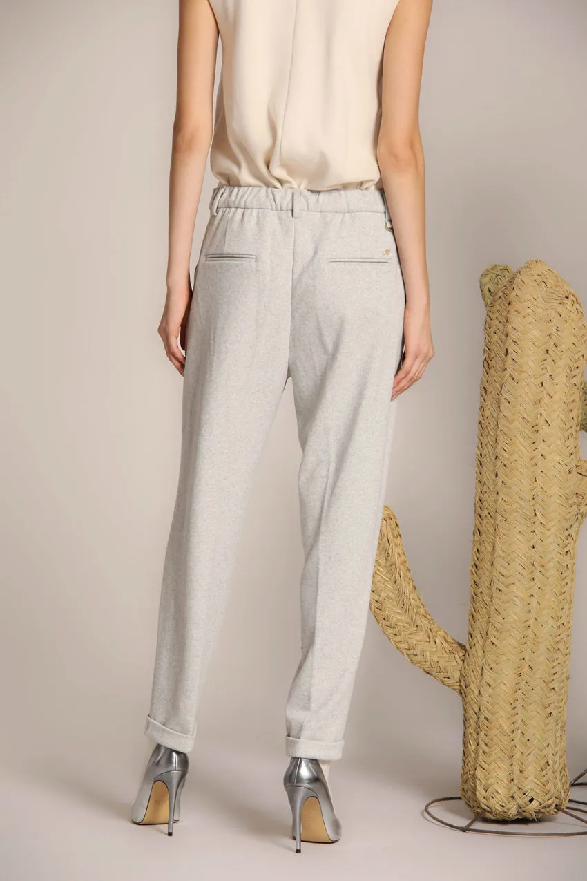 New York Cozy women's  chino pants in jersey relaxed fit 