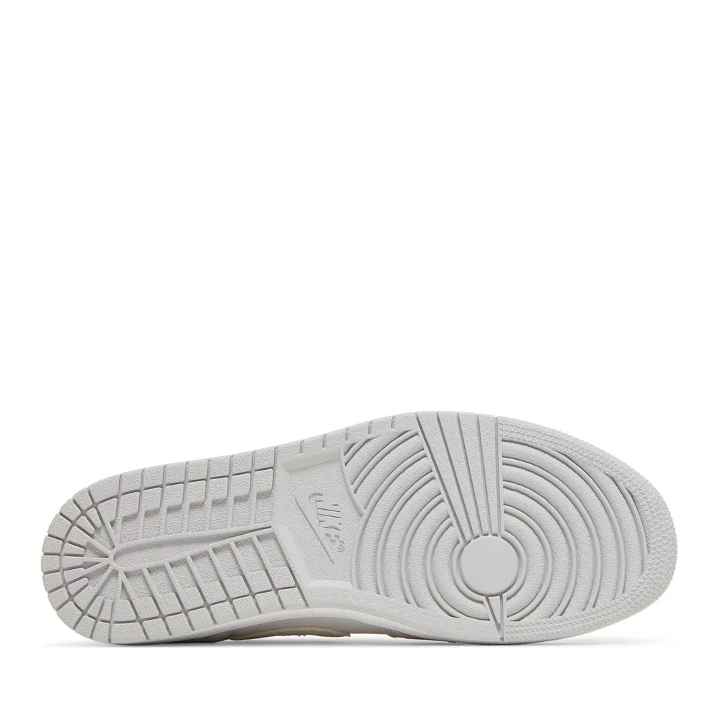 NIKE AIR JORDAN1 LOW INSIDE OUT CREAM WHITE LIGHT GREY (NEW)