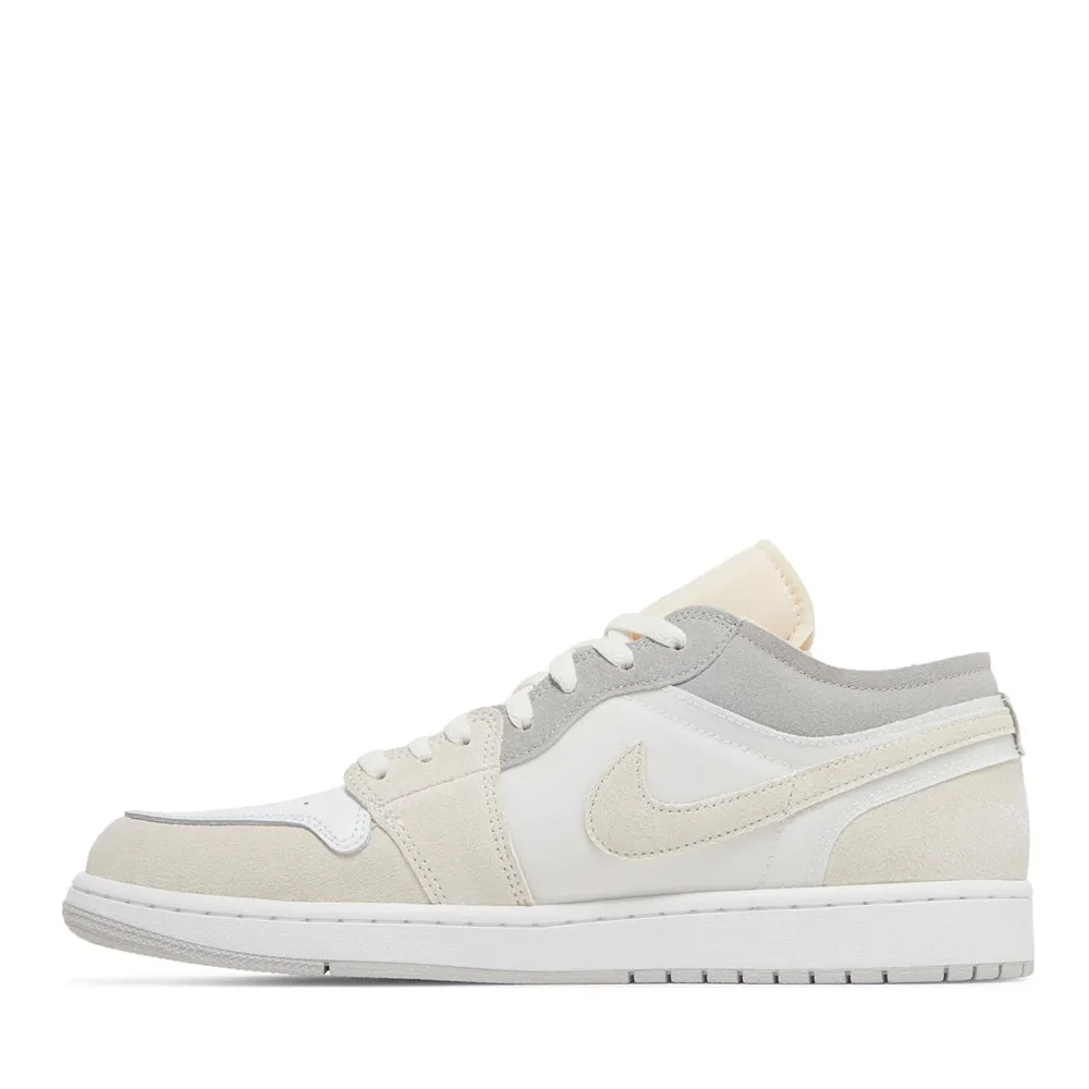 NIKE AIR JORDAN1 LOW INSIDE OUT CREAM WHITE LIGHT GREY (NEW)
