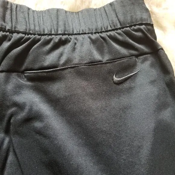 NIKE Dri-Fit Women's UV 10&quot; Bermuda Golf Shorts Black Size S