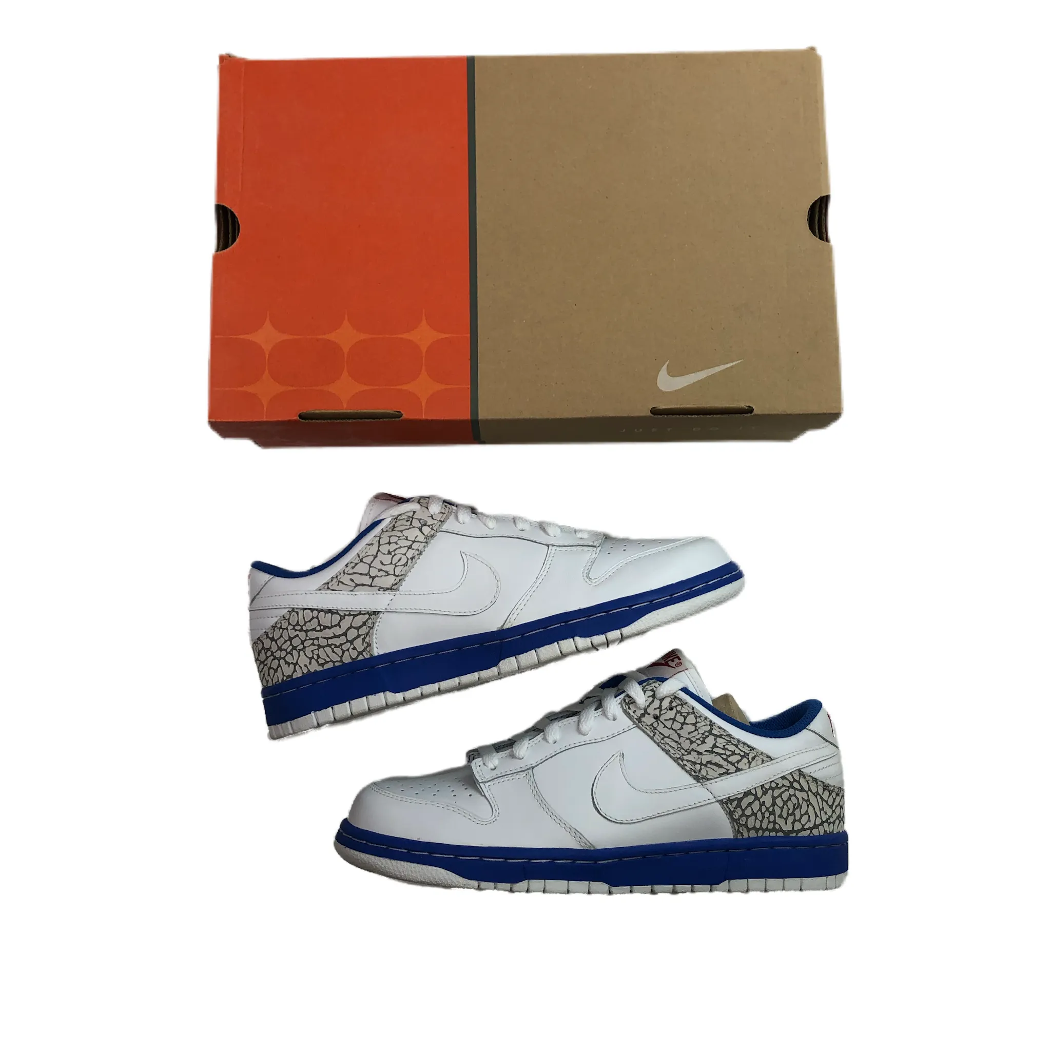 Nike Dunk Low “Jordan Pack” Blue/White