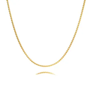 No-Tarnish Medical Grade Titanium Round Ball Chain Necklace